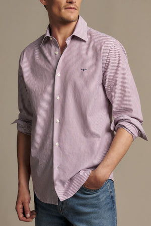 RM Williams Sommers Poplin Stripe Shirt
