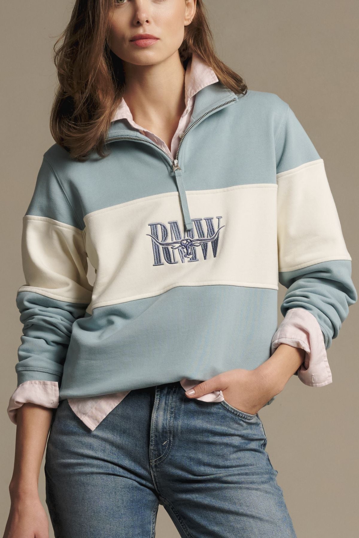RM Williams Trickett Panel Sweatshirt