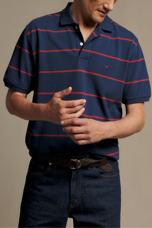 RM Williams Ashfield Stripe Polo
