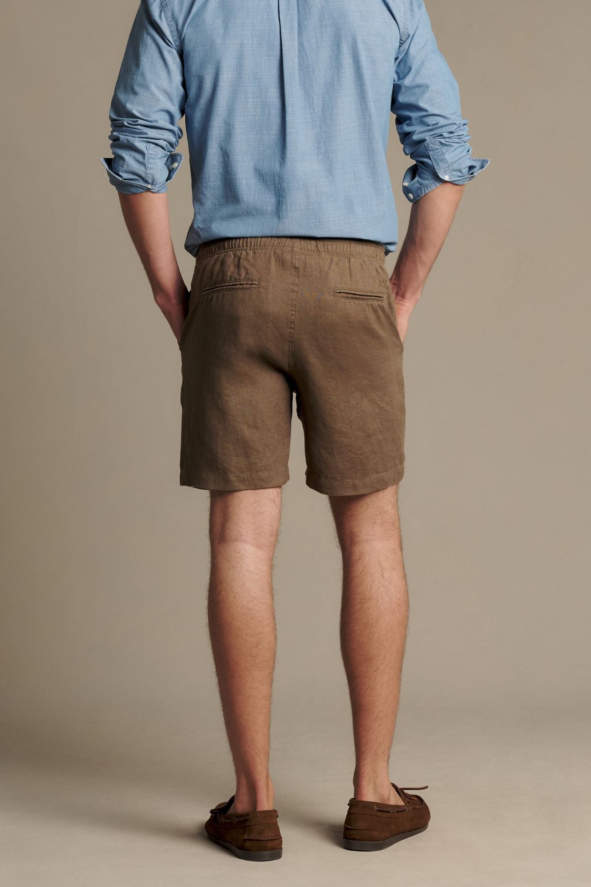 RM Williams Rugby Linen Short