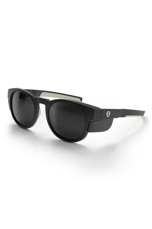 SafeStyle Cruisers Performance Matte Black Frame Grey Polarised Lens