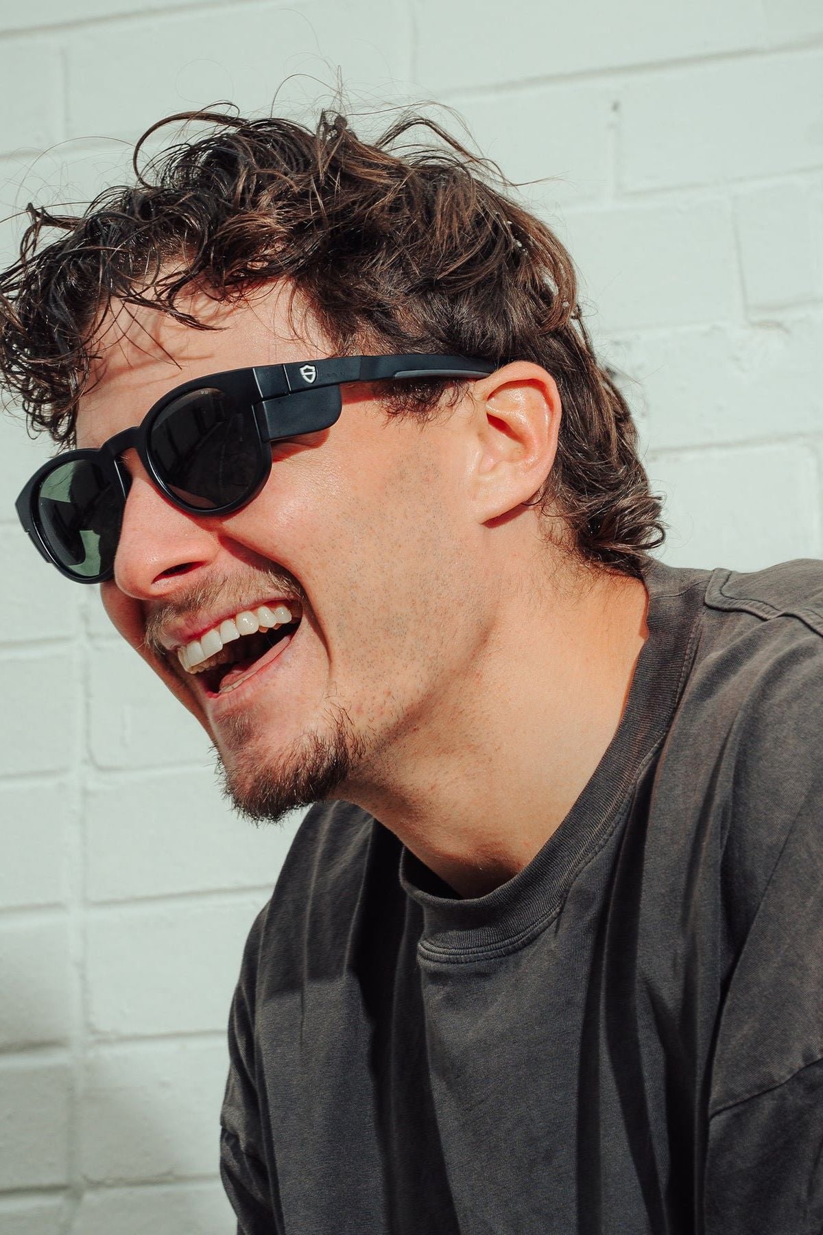 SafeStyle Cruisers Performance Matte Black Frame Grey Polarised Lens