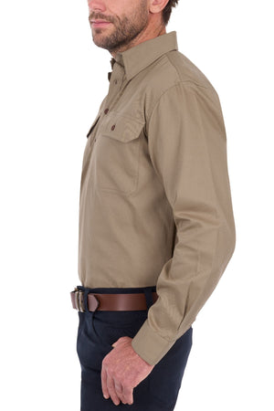 Thomas Cook Heavy Drill Half Placket Shirt