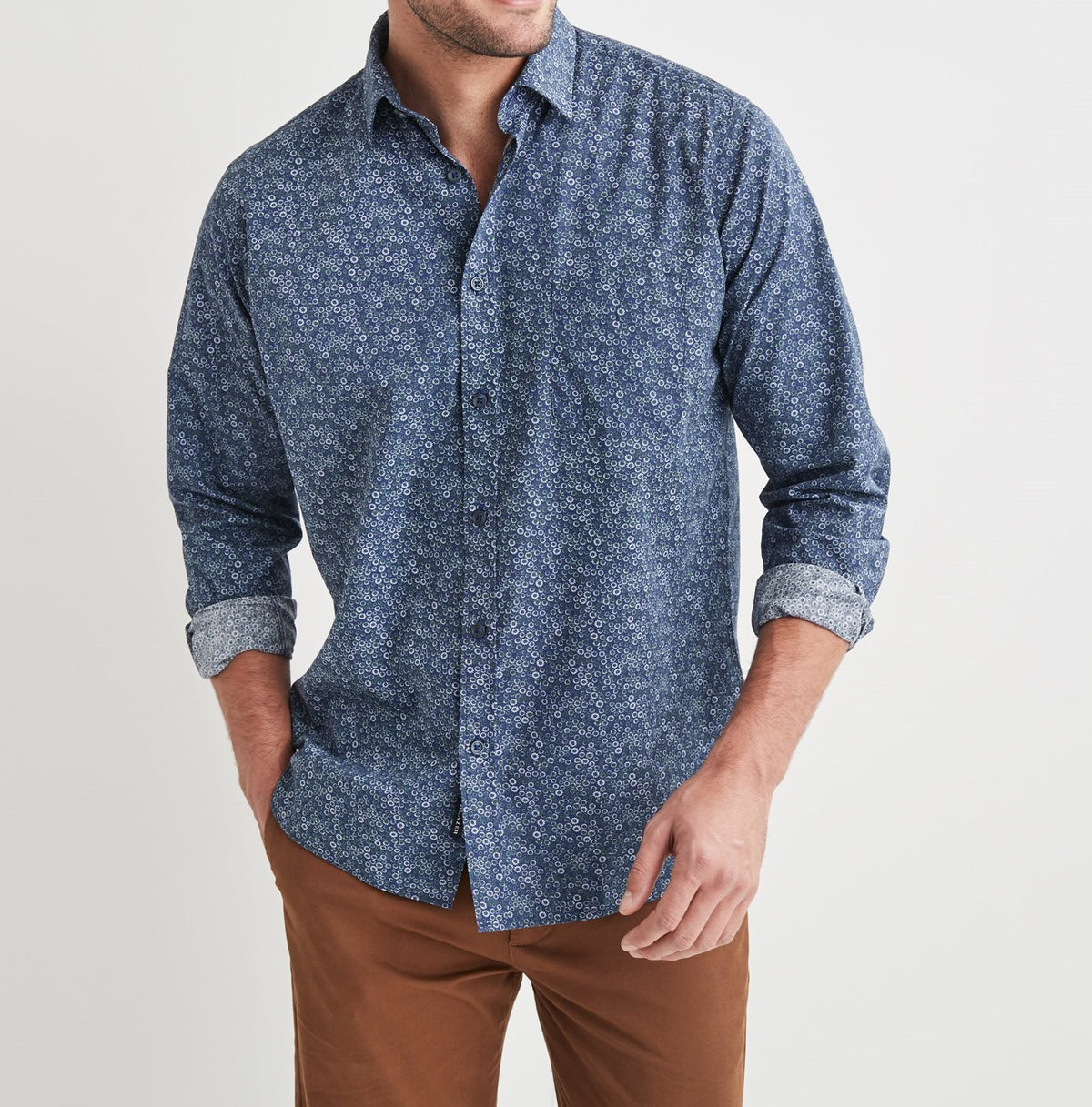 Blazer Tim Printed Shirt (4678257213577)