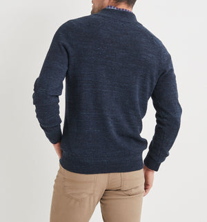 Blazer Oliver 1/2 Zip Cotton Jacquard Knit (4678269468809)
