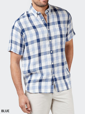 Blazer Theo Linen Check Shirt