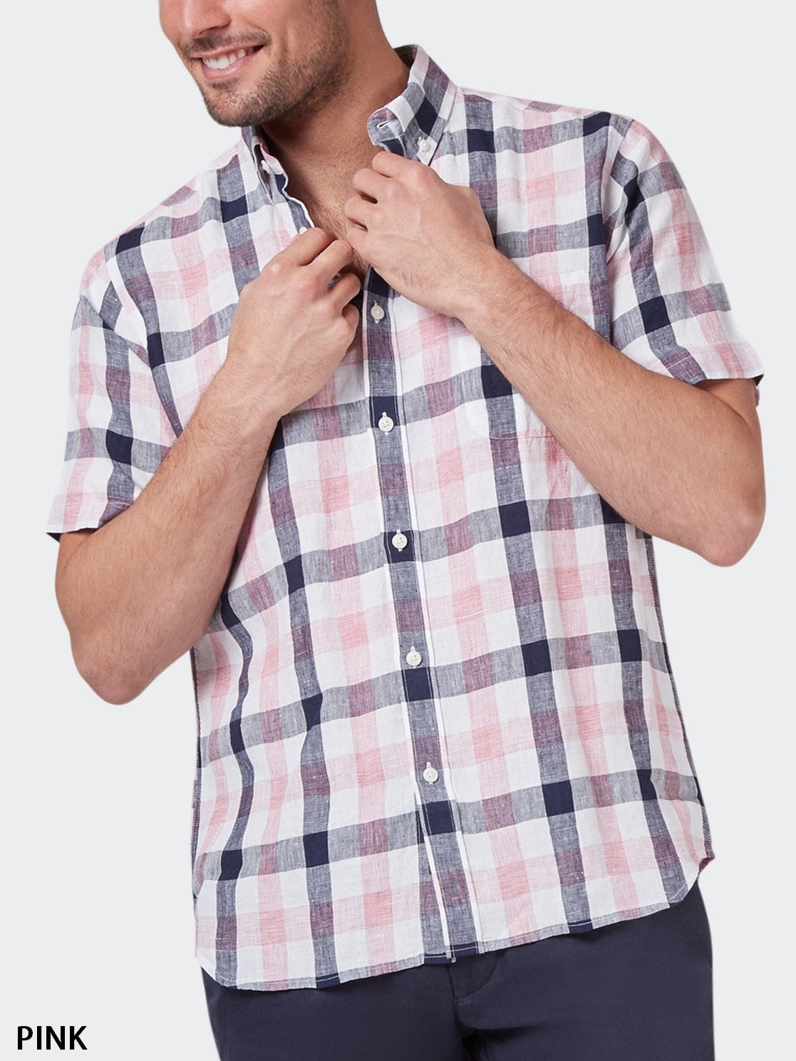 Blazer Theo Linen Check Shirt