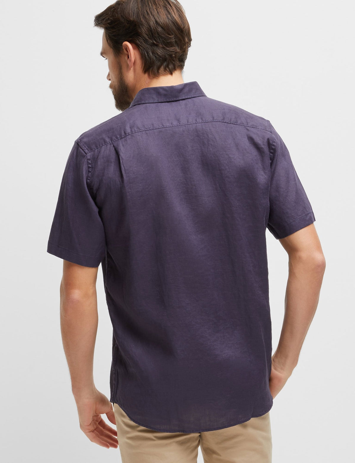 Blazer Cooper S/S Linen Shirt (4498784747657)