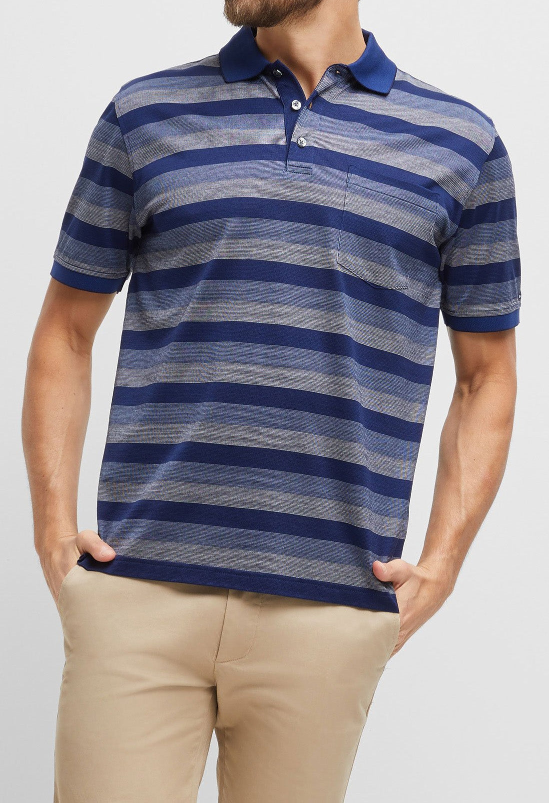 Blazer Multi Warren Mercerised Polo (4498785435785)