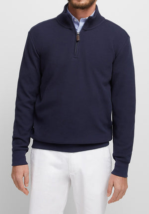 Blazer Russell 1/2 Zip Textured Knit (4498722553993)