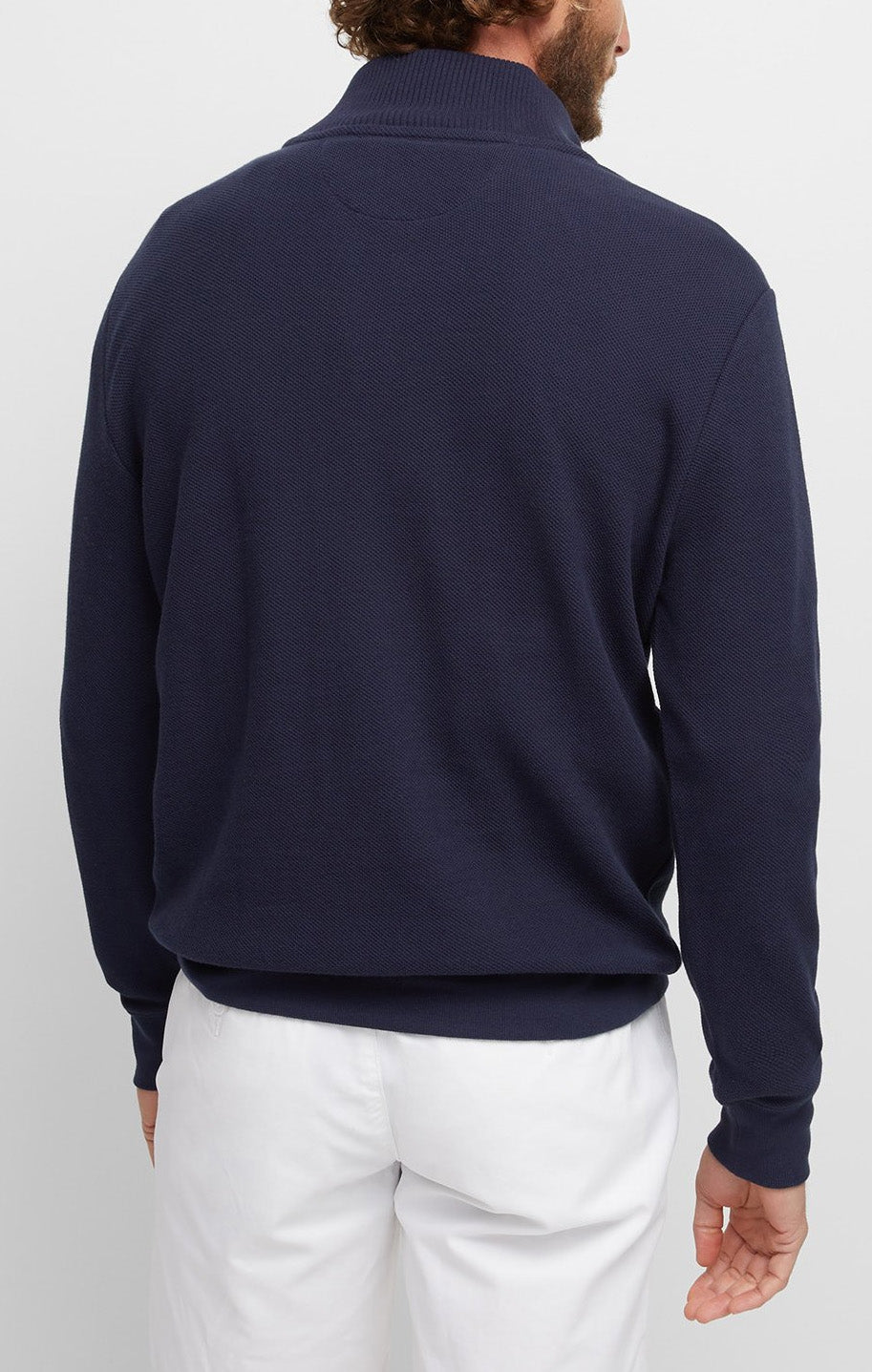 Blazer Russell 1/2 Zip Textured Knit (4498722553993)
