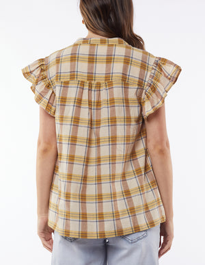 Foxwood Luci Check Top