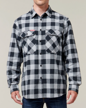 Hard Yakka Check Flannelette Shirt