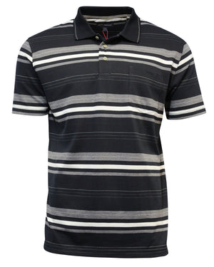 Blue Horizon Jersey Stripe Polo