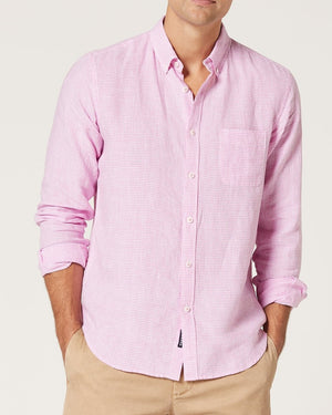 Blazer Reeves Linen Check Shirt