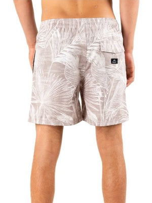 Rusty Palms Up Elastic Boardshort