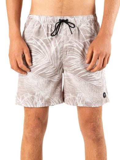 Rusty Palms Up Elastic Boardshort