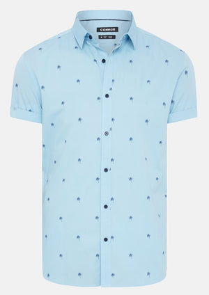 Connor Palm Tree Slim Shirt