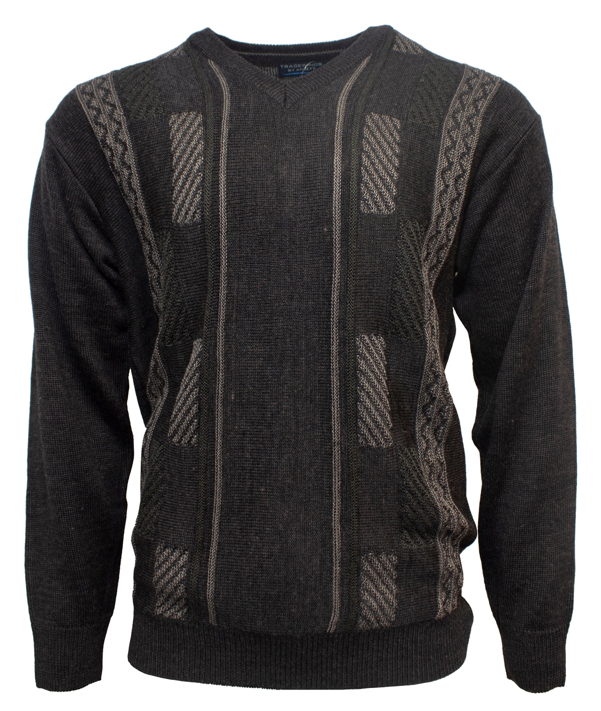 Ansett Tradewinds Vertical Check Vee Knit (5044943159433)