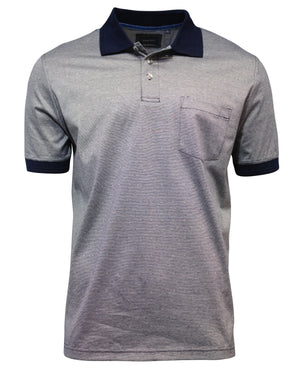 Back Bay Mercerised Cotton Jacquard Polo