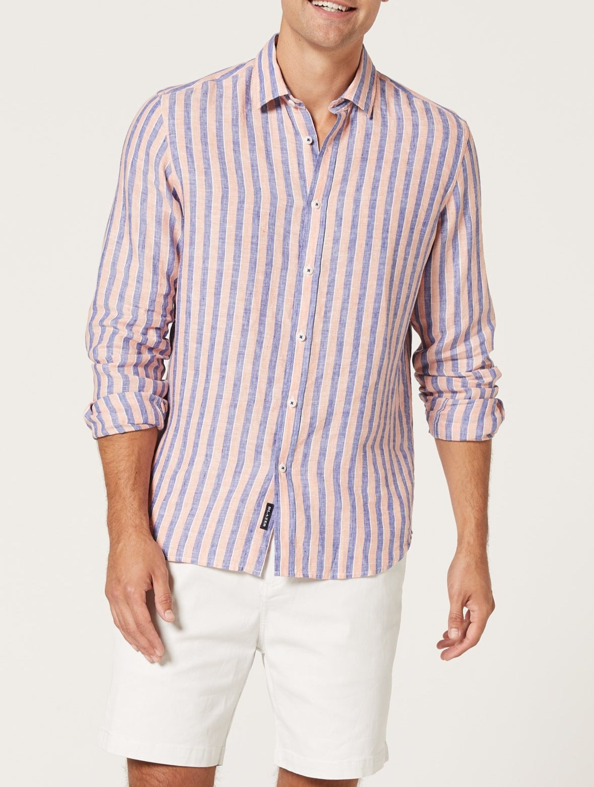 Blazer Dominic Linen Stripe Shirt