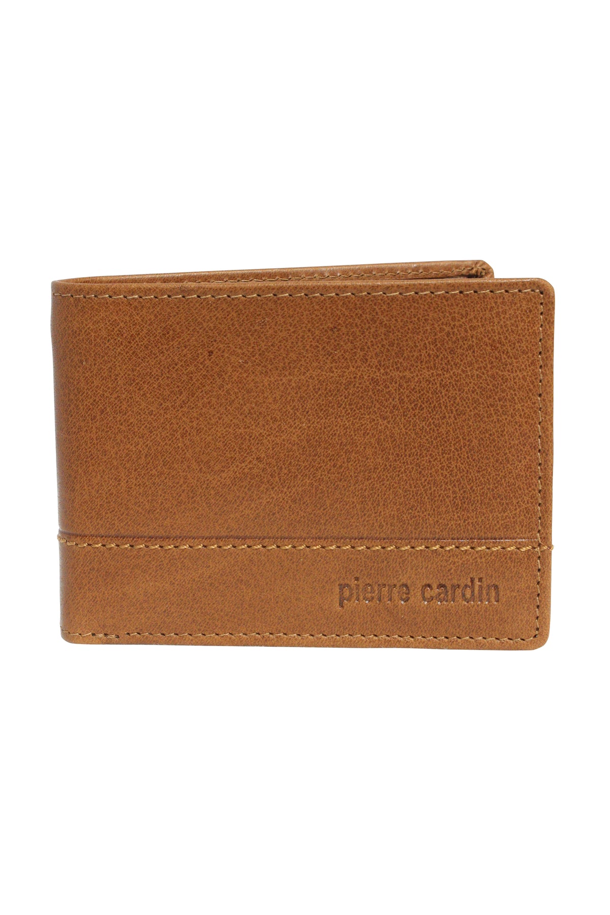 The Pierre Cardin wallet, made of genuine Italian leather and embossed on the lower right corner, boasts a sleek design with RFID protection.