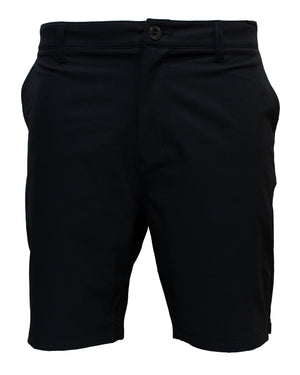 Experience the Rip Curl Boardwalk Oceanside Short's flair. These black shorts, with a button and zip closure, belt loops, and side pockets, are made from smooth, slightly textured fabric for comfort on any occasion.