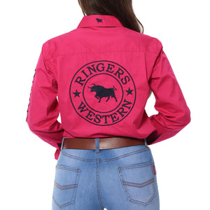 Ringers Western Signature Jillaroo Womens Full Button Shirt (5634832859294)