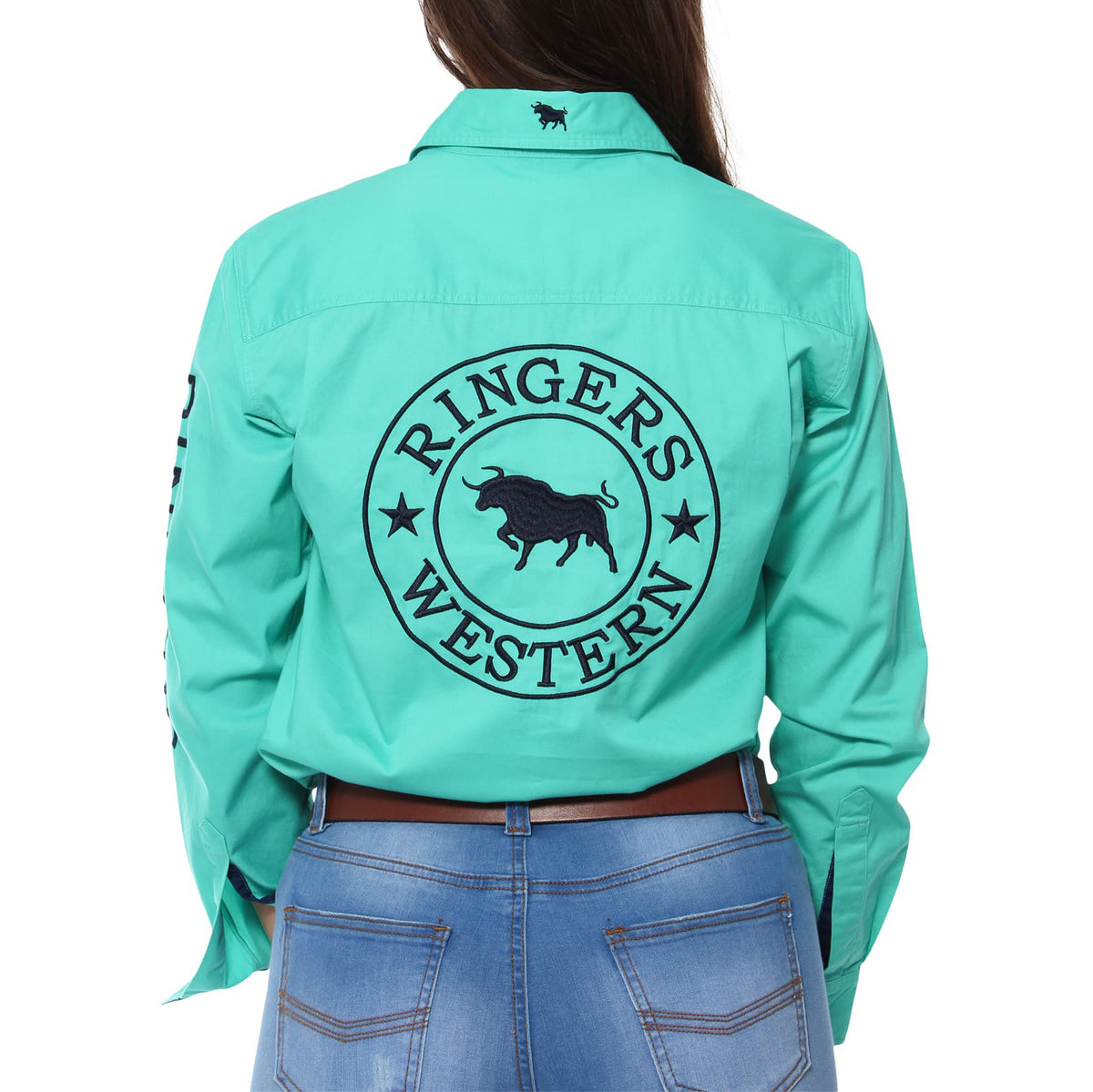 Ringers Western Signature Jillaroo Womens Full Button Shirt (5634832859294)