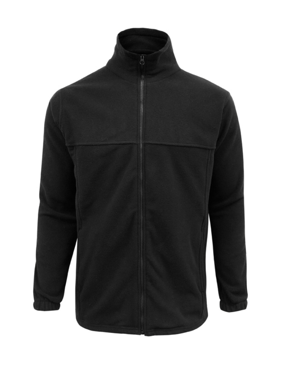 Mens plain black 2025 fleece jacket