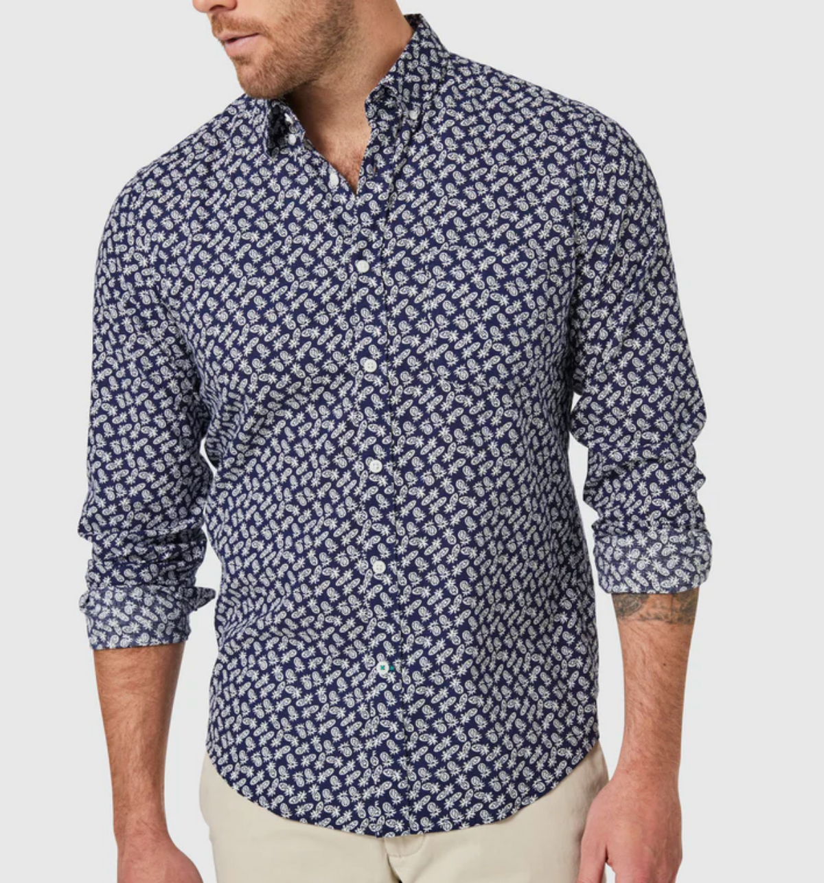 Blazer Pineapple Print Shirt