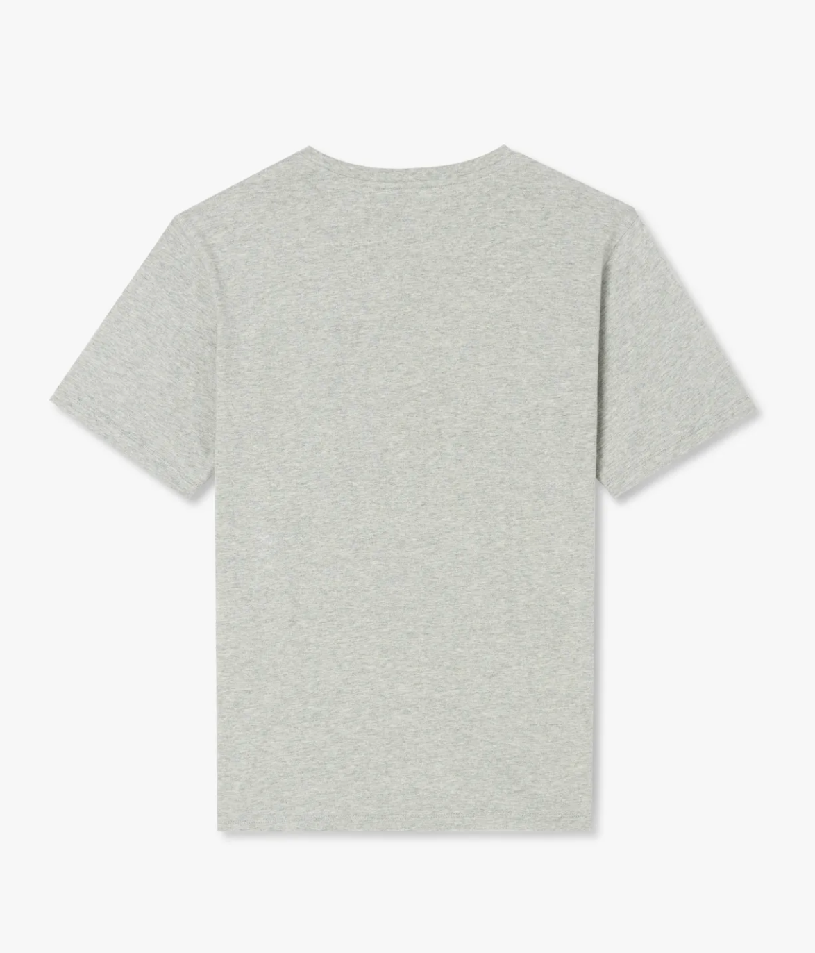 A simple, light grey RM Williams Parson T-Shirt viewed from the back, showcasing short sleeves and a crew neckline. The cotton jersey fabric looks soft and comfortable, making it ideal for casual wear. The T-shirt is displayed against a plain white background.