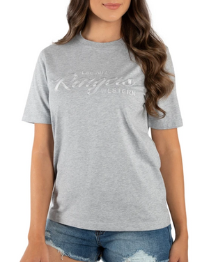 Ringers Western Womens Columbia Emboss Logo T-Shirt