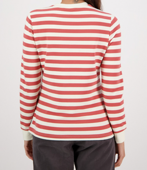 Swanndri Papamoa Stripe Long Sleeve Tee