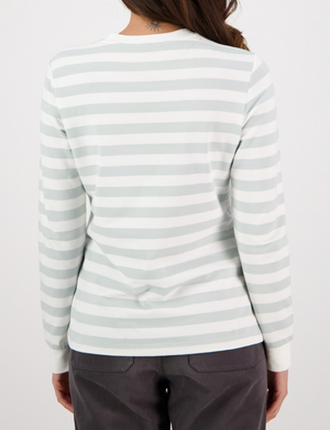 Swanndri Papamoa Stripe Long Sleeve Tee