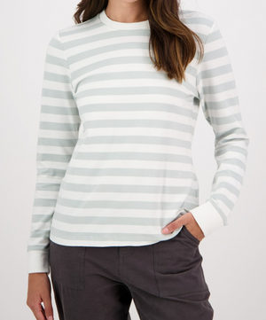 Swanndri Papamoa Stripe Long Sleeve Tee