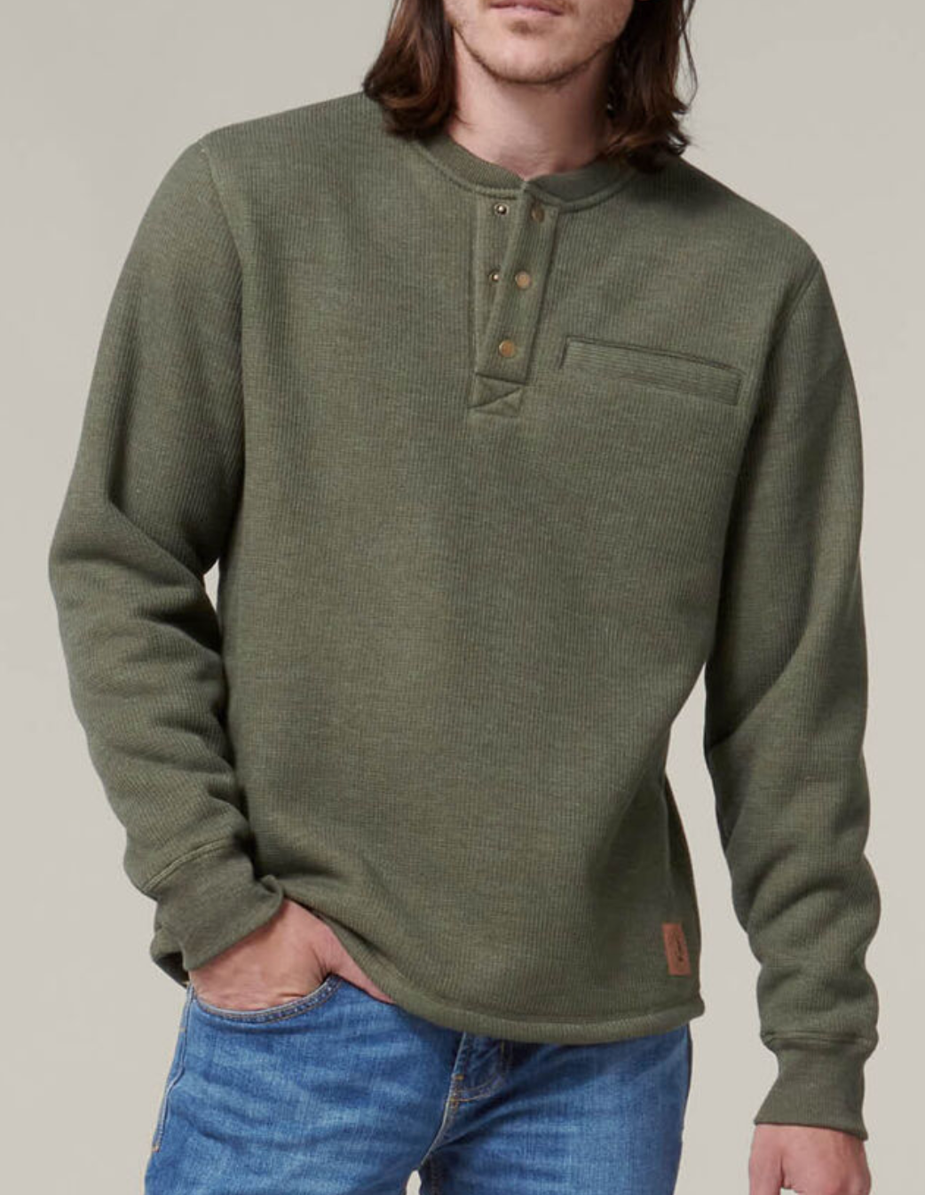 Sherpa lined thermal on sale henley