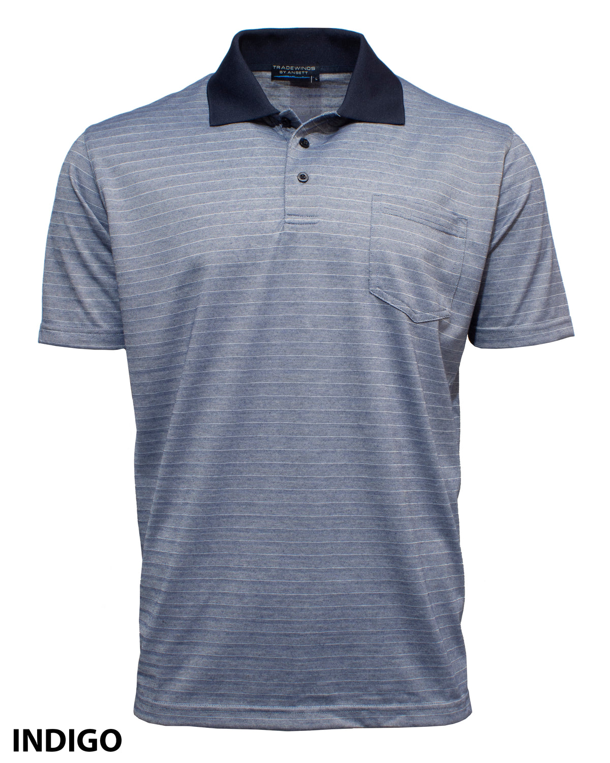 Tradewinds Jacquard Stripe Polo