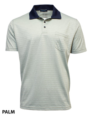 Tradewinds Jacquard Stripe Polo