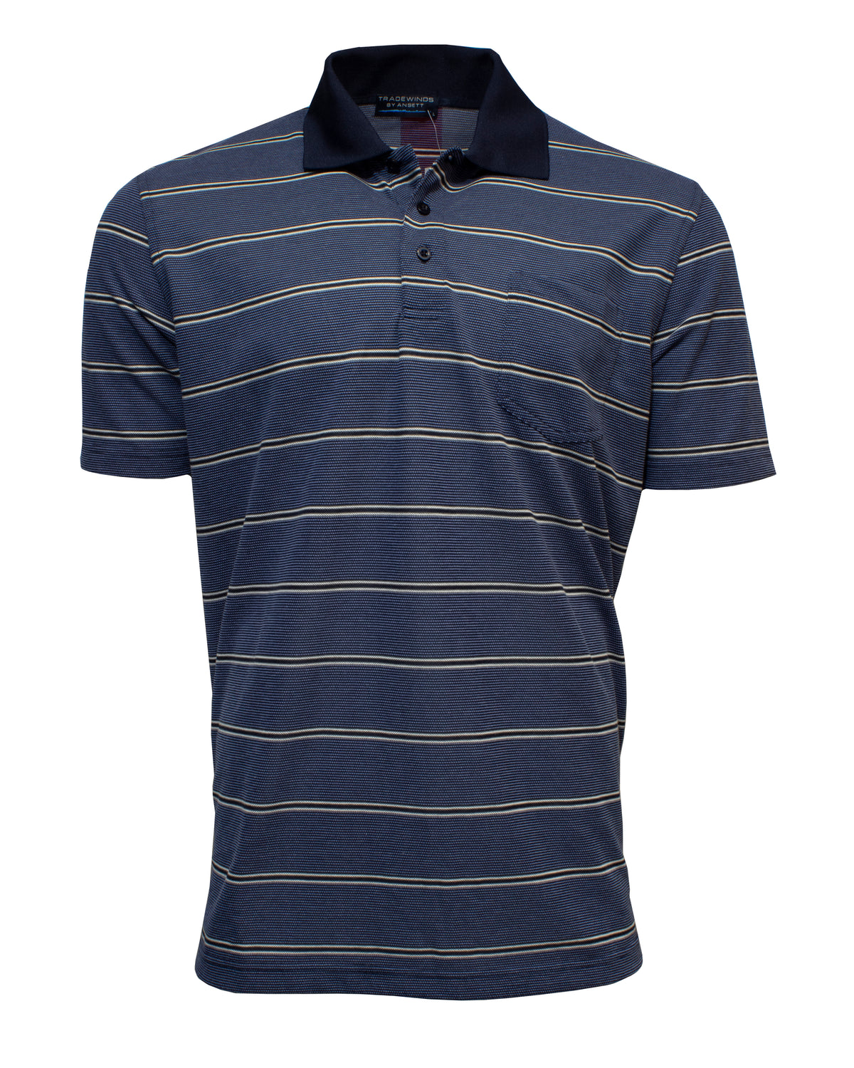 Tradewinds Jacquard Stripe Polo
