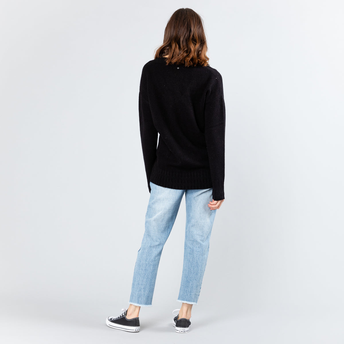 Rusty Together Vee Neck Knit (4619378196617)