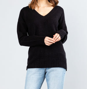 Rusty Together Vee Neck Knit (4619378196617)