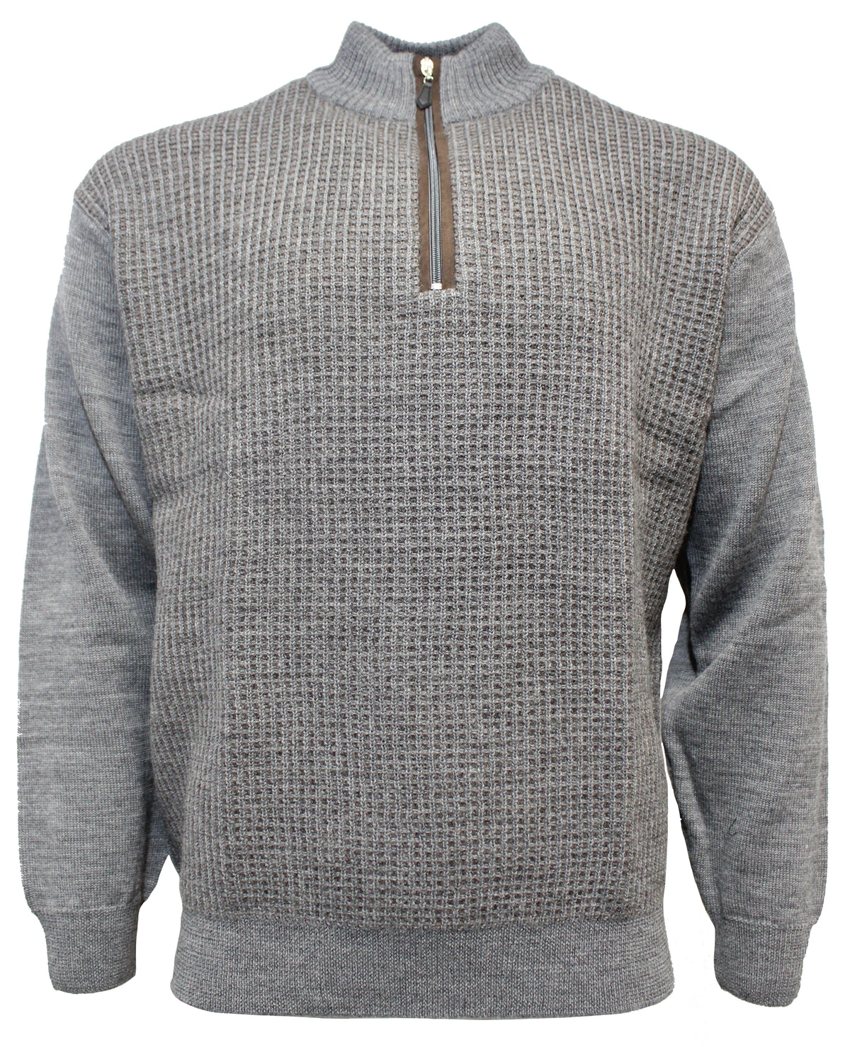 Ansett Pure Wool Crow Foot Half Zip (4498692276361)