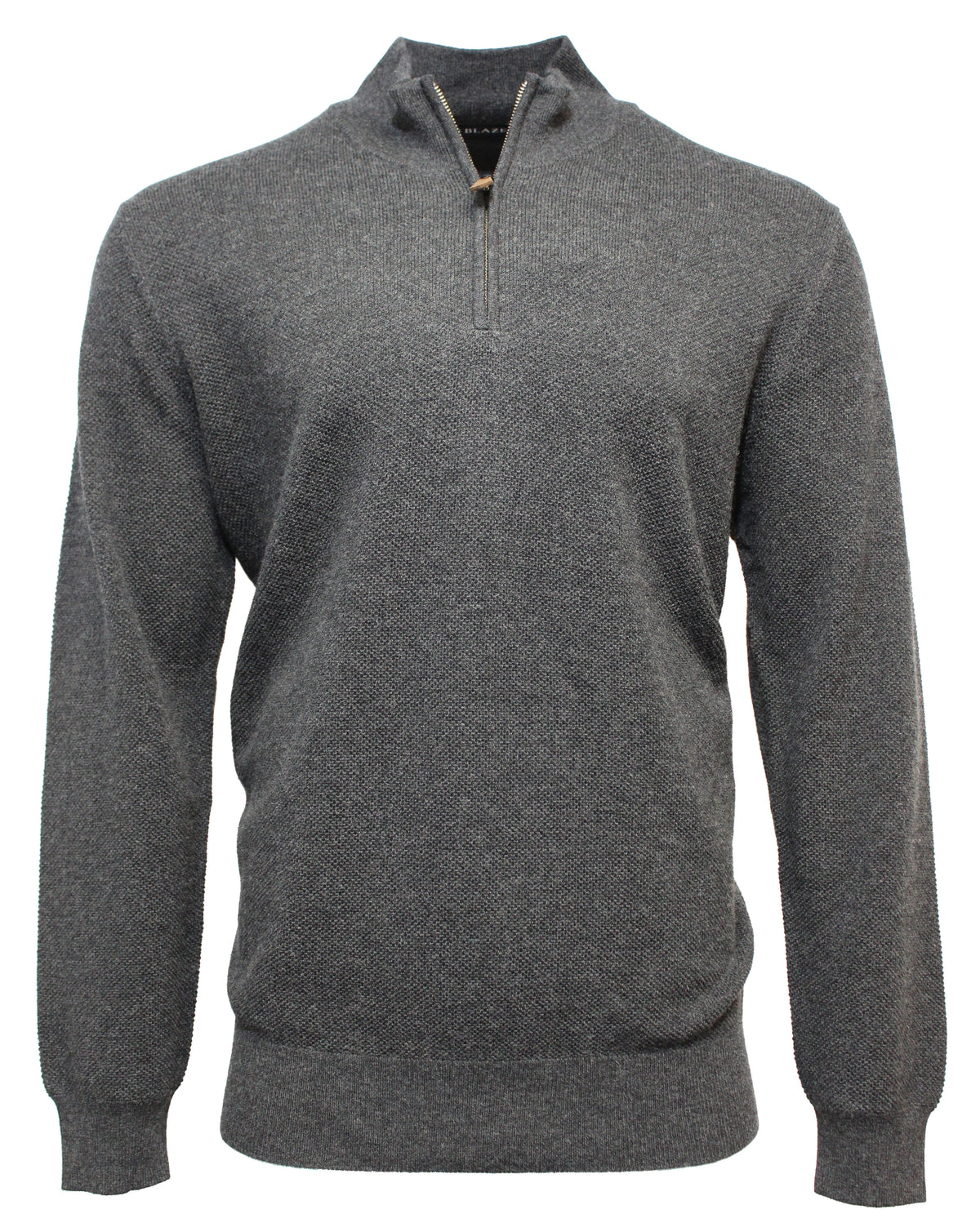 Blazer Merino Cotton Half Zip Knit (4498640601225)