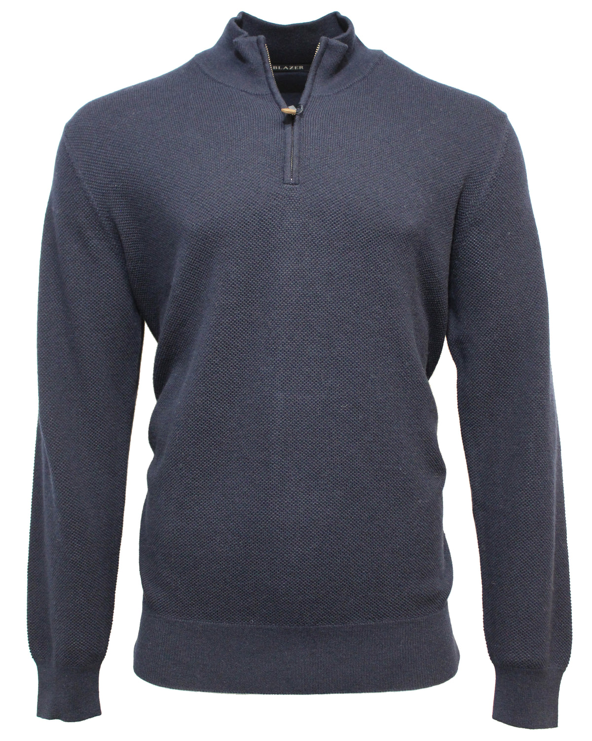 Blazer Merino Cotton Half Zip Knit (4498640601225)