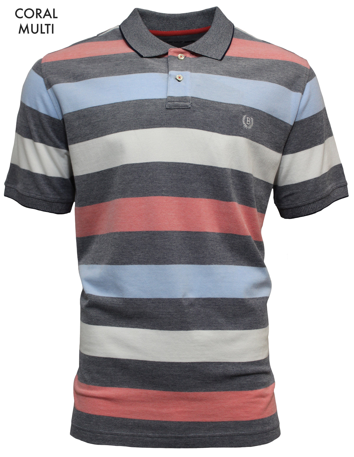 Blazer Miles Oxford Stripe Polo (4498537414793)