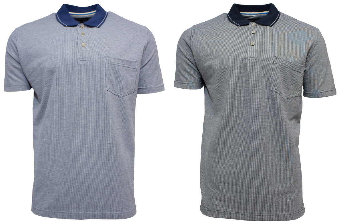 Blue Horizon Poly Cotton Polo (4498773213321)