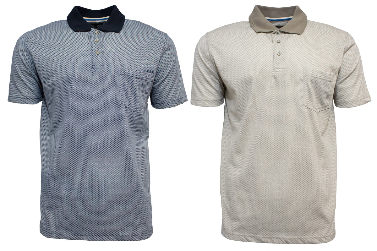Blue Horizon Poly Cotton Polo (4498809979017)