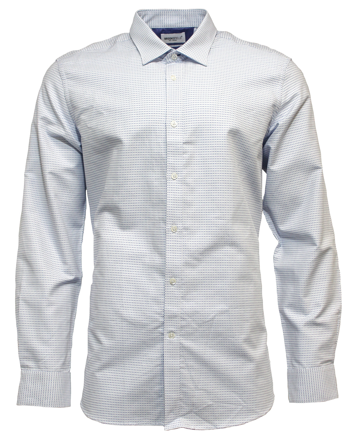 Brooksfield Career Micro Cross Shirt (4498516803721)
