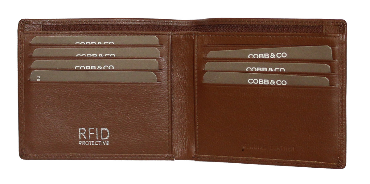 Cobb & Co Andy RFID Leather Wallet (4498376425609)